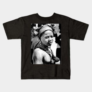 Vintage Portrait of a Liberian Woman Kids T-Shirt